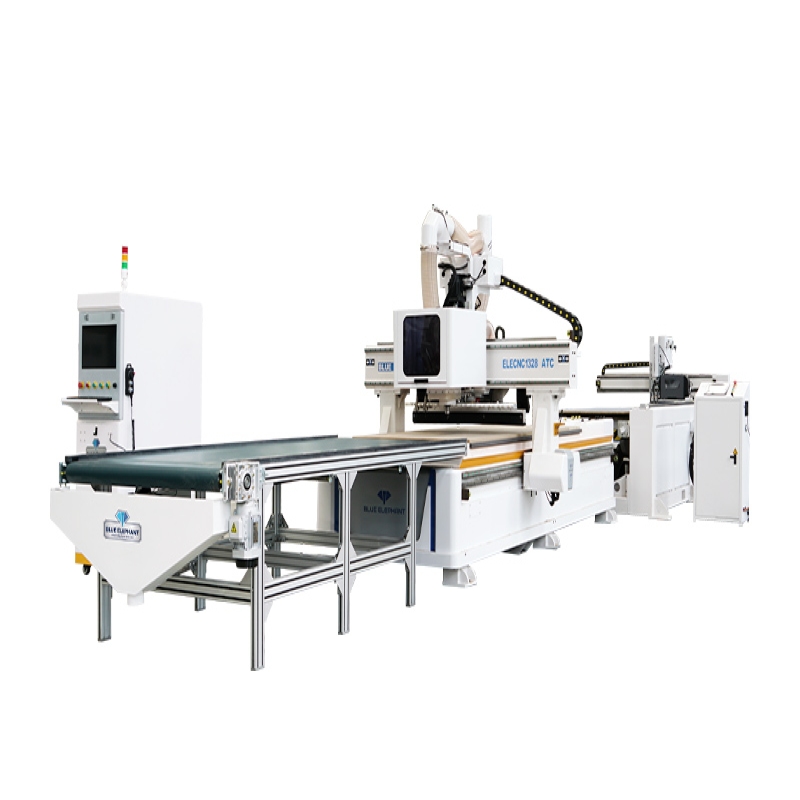 EK2直排換刀加工中心+上下料貼標(biāo)